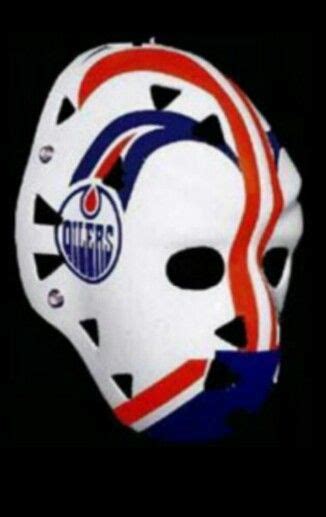 Old school Grant Fuhr mask | Goalie mask, Goalie gear, Hockey mask