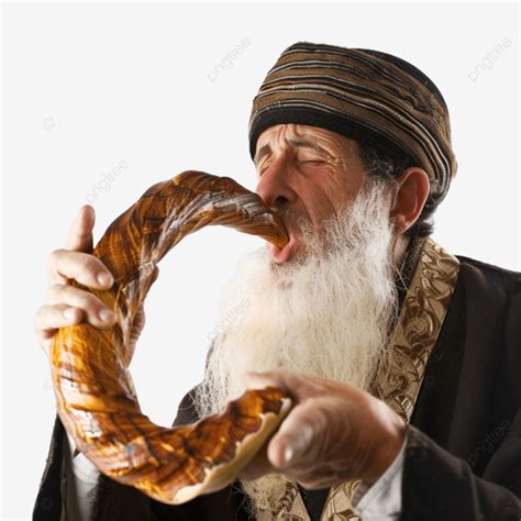 Jewish Blowing The Shofar Horn, Shofar, Trumpet, Feast PNG Transparent Image and Clipart for ...