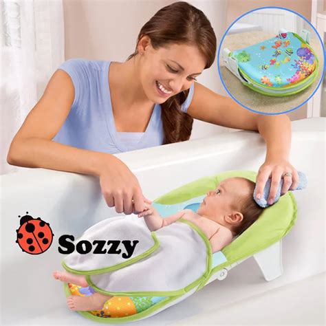 Aliexpress.com : Buy Sozzy Newborn 0 12 Months Baby Bath Tub Sling Baby Care Foldable Bathtub ...