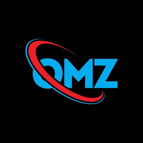 logotipo de omz. letra omz. diseño del logotipo de la letra omz. logotipo de iniciales omz ...