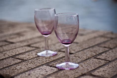 Nothing To Wine About | Two empty wine glasses left on the r… | Flickr