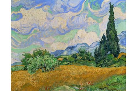 "Van Gogh's Cypresses" at The Met | Hypebeast