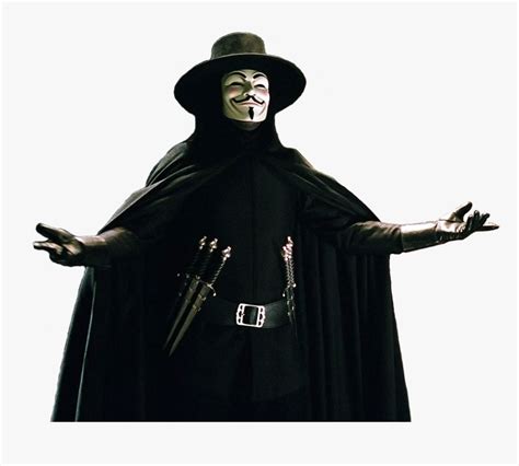 Transparent V For Vendetta Mask Png - V For Vendetta Transparent, Png ...