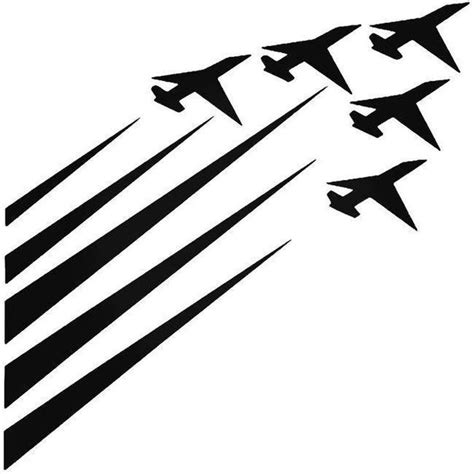 Airforce Jet Fighters Decal | Etsy in 2021 | Silhouette drawing, Blue angels planes, Black and ...