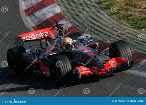 F1 2007 - Lewis Hamilton McLaren Editorial Stock Image - Image of mclaren, formula: 10722584