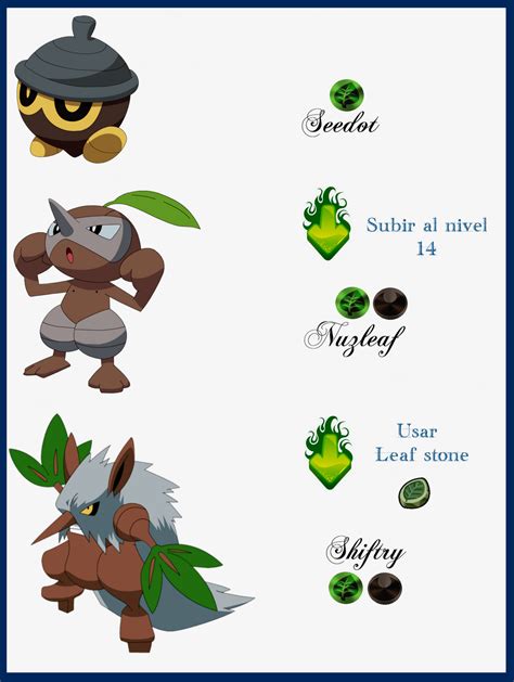 126 Seedot Evoluciones by Maxconnery on DeviantArt