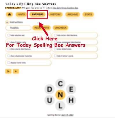 Today’s NYT Spelling Bee Answers & Solutions – Sb Hinter