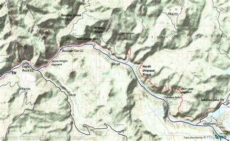 North Umpqua River Trail: Marsters to Toketee Mountain Biking and Hiking Trail