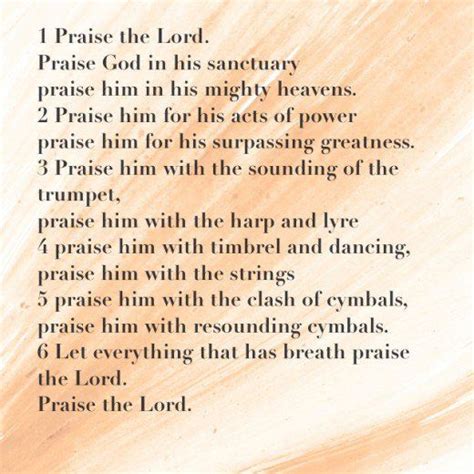 Psalm 150: Five Reasons to Praise God | Praise god, Psalm 150, Psalms