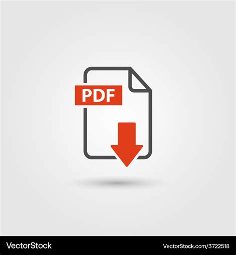 Pdf icon Royalty Free Vector Image - VectorStock