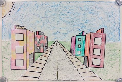 One-Point Perspective City Streets (5th) - Art with Mrs. Nguyen