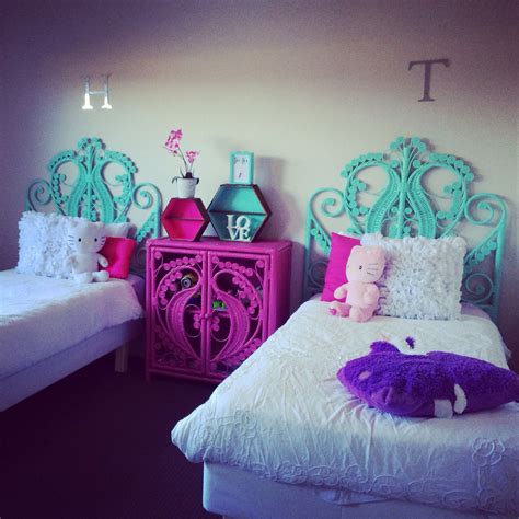 Peacock bedheads, peacock cabinet and fluro cushions from Art & Soul ...