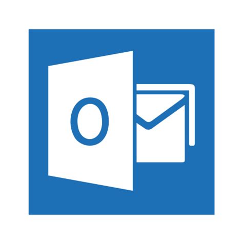 Microsoft office outlook - Sociale media en logos iconen