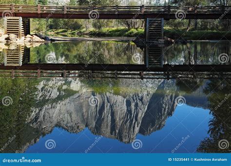 Wooden footbridge stock image. Image of summer, famous - 15235441