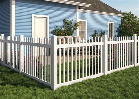 Wam Bam Fence No-Dig Permanent 4ft x 6ft Nantucket Fence with Post ...