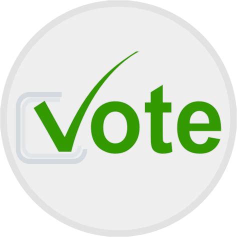 Vote at elections icon vector image | Free SVG