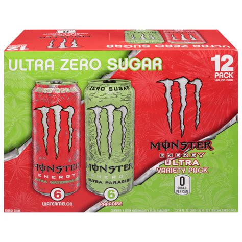 Save on Monster Energy Drink Ultra Zero Sugar Variety Pack - 12 pk ...