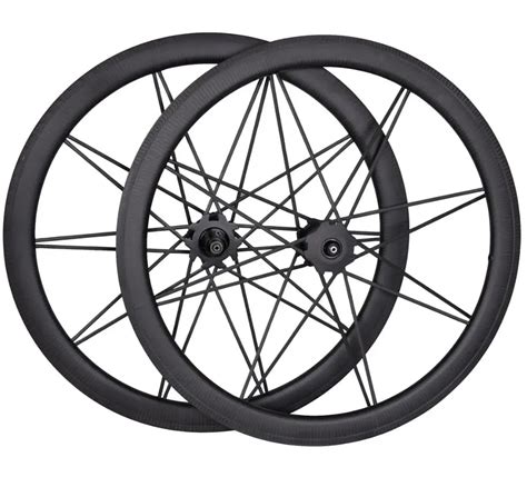 Brand 2018 new 700C Carbon light Road Cycling Wheels 46mm depth Clincher Basalt Braking Full ...