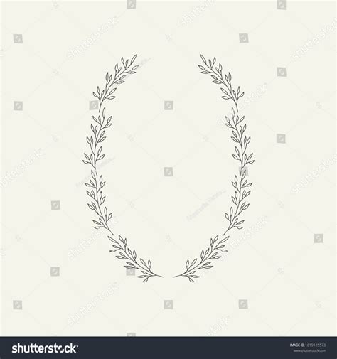 Botanical Border Illustration Vector Isolated Design Stock Vector (Royalty Free) 1619125573 ...