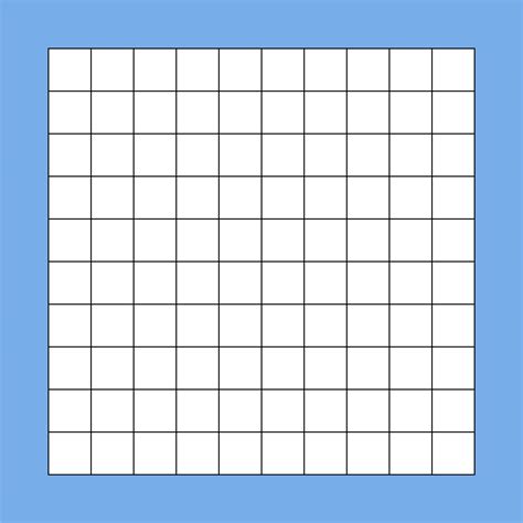 5 Best Images of Blank Hundredths Grids Printable - Printable Blank 100 Square Grid, Decimal ...