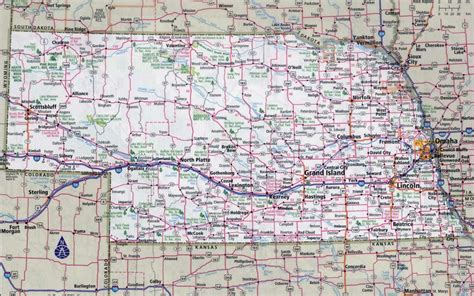 Printable Road Map Of Nebraska - Printable Maps