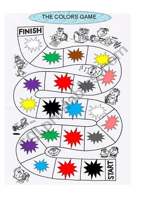 THE COLOURS GAME - ESL worksheet by katy.piauhy Teacher Notes, Best Teacher, Teaching Kids, Kids ...