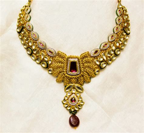 Bridal Kundan Necklace - Jewellery Designs