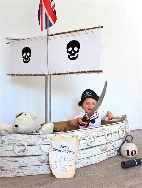 Cardboard Box Pirate Ship | 250 Easy, Fun Ways to Get Crafty With Your ...