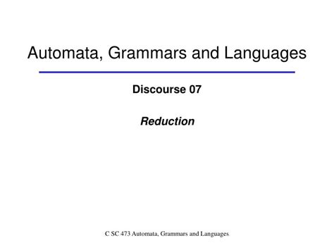 PPT - Automata, Grammars and Languages PowerPoint Presentation, free ...