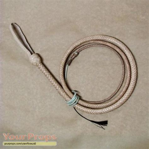 Indiana Jones And The Raiders Of The Lost Ark Indiana Jones' Bullwhip replica movie prop