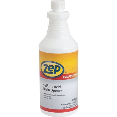 Zep Professional® Sulfuric Acid Drain Opener, 32 Oz, Case Of 6 | HD Supply