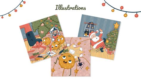 Series of book illustrations "Tangerines save New Year" on Behance
