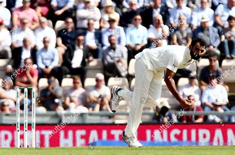 Mohammed Shami India Bowling Action Editorial Stock Photo - Stock Image ...