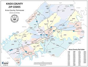 Map Of Zip Codes In Knoxville Tn - Sibyl Fanechka