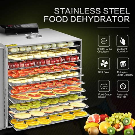 Top 10 Best Stainless Steel Food Dehydrators Reviews - Brand Review