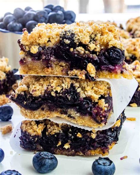 Blueberry Bars - Craving Home Cooked