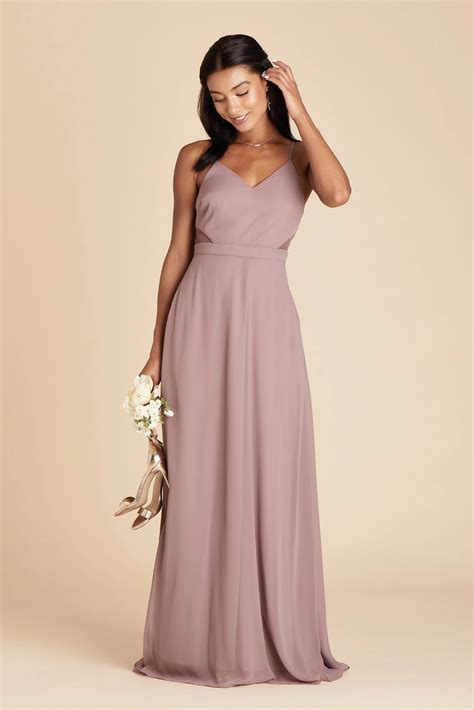 Lin Dress - Dark Mauve in 2020 | Mauve bridesmaid dress, Chiffon dress long, Bridesmaid dress colors