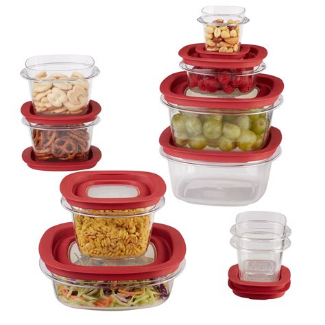 Buy Rubbermaid Premier Easy Find Lids Food Storage Containers, Blue ...