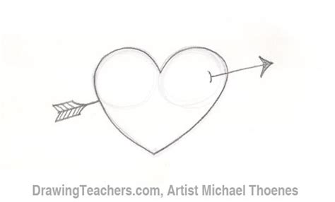 How to Draw a Heart with Arrow