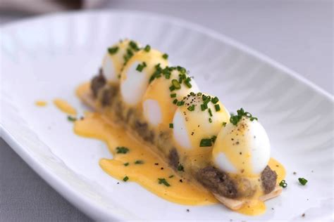 Quail Eggs Recipe With Puff Pastry & Hollandaise - Great British Chefs