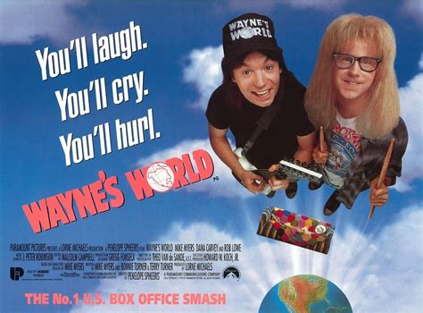 Wayne’s World (1992) movie posters and logo - Fonts In Use