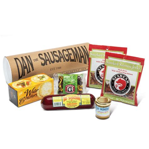 Made In Washington State Gift Baskets | Dan The Sausageman Tube Treats