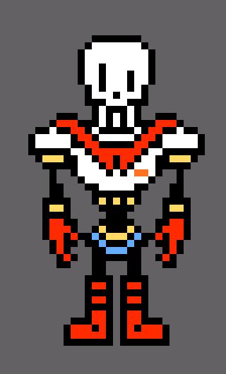 Papyrus' Sprite | Pixel Art Maker