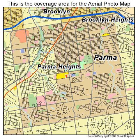 Aerial Photography Map Of Parma OH Ohio | Maps Of Ohio