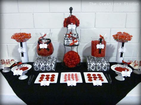 Creationz: Red and Black Candy Buffet