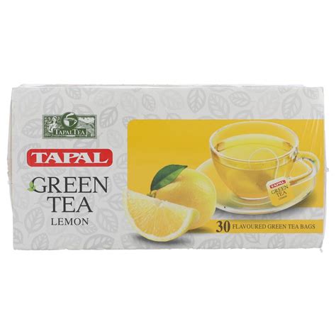 TAPAL GREEN TEA BAGS LEMON 30 BAGS 45 GM - Pakmart.pk