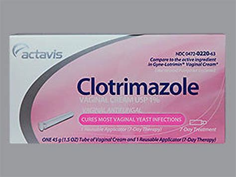 Actavis Clotrimazole 7-Day Treatment Vaginal Cream, 1.5 Oz and 1 Reusable Applicator - Walmart.com