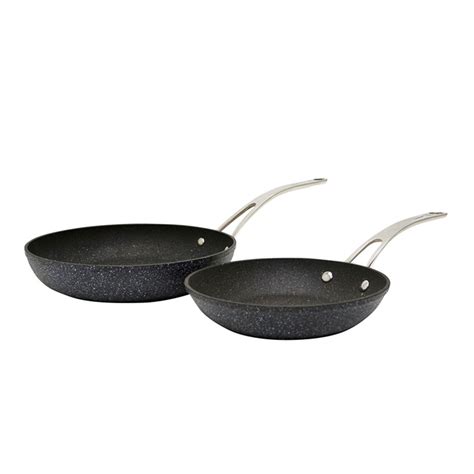 Heritage The Rock - 2pc set 8" (20cm) and 10" (26cm) Non-Stick Fry Pans www.starfrit.com ...