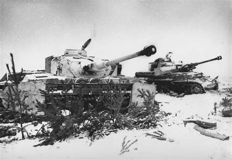 German Pz.Kpfw IV tanks winter | World War Photos