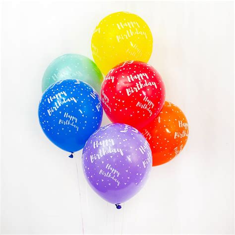 Happy Birthday 12-inch Balloons